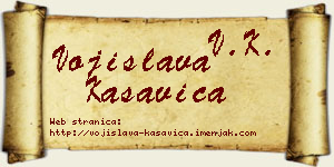 Vojislava Kasavica vizit kartica